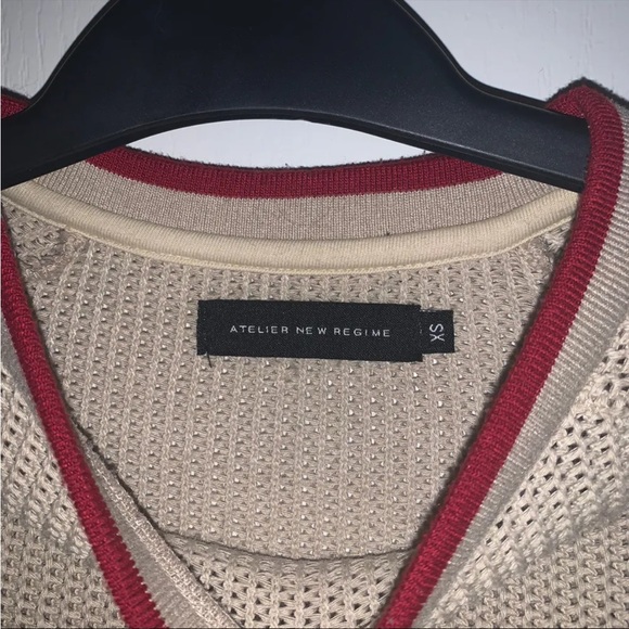 Atelier New Regime knit two tone sweater - Picture 4 of 4